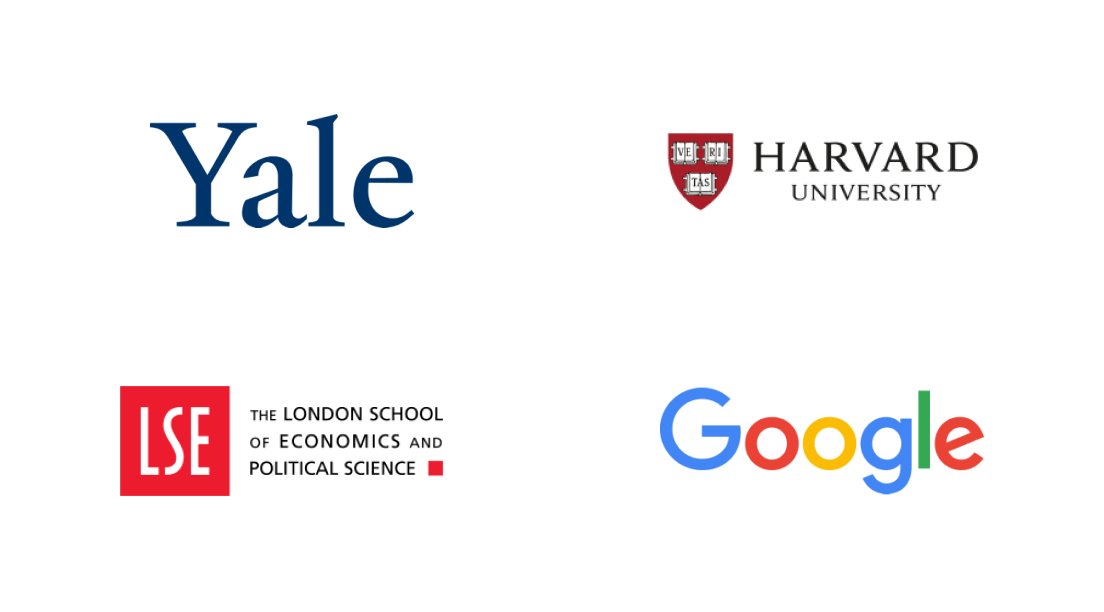 Partners include Yale, Harvard University, LSE, Google and more than 250 other leading universities