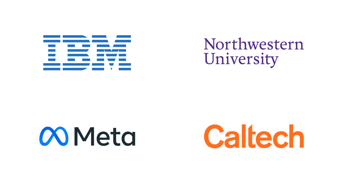 Partner include IBM, Northwestern University, Meta and Caltech and more than 250 other leading universities